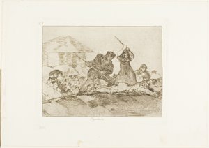 Rabble、The Disasters of War のプレート 28 作： Francisco Jose de Goya y Lucientes