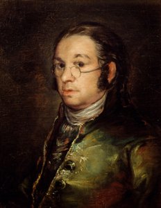 眼鏡をかけた自画像 作： Francisco de Goya