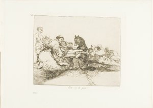 それはそれの最悪です!、プレート 74 戦争の災害から 作： Francisco Jose de Goya y Lucientes