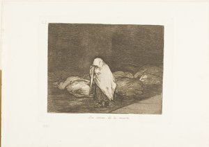 The Beds of Death、「The Disasters of War」のプレート 62 作： Francisco Jose de Goya y Lucientes