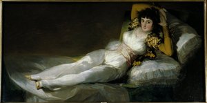 着衣のマーヤ》1798-1805年頃（油彩・カンヴァス） 作： Francisco Jose de Goya y Lucientes