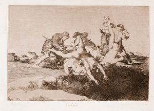 The Disasters of War : Charity (Engraving after drawing) 作： Francisco de Goya