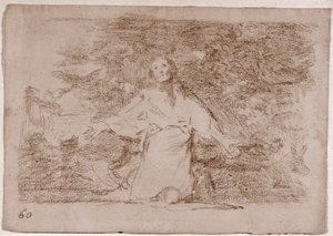戦争の悲惨さ：何が起こるかわからない悲観的な予感（準備のための絵 作： Francisco de Goya