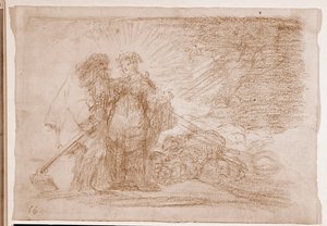 戦争の悲惨さ : これが本当の（準備のための）絵だ 作： Francisco de Goya