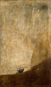犬 作： Francisco de Goya