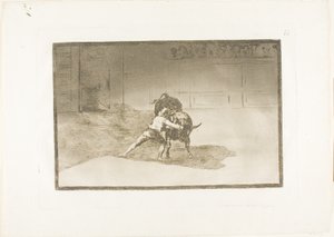The Art of Bullfighting のプレート 15 作： Francisco Jose de Goya y Lucientes