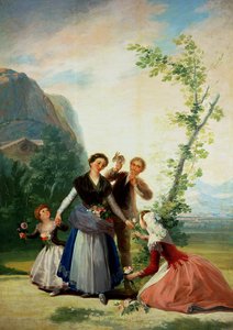 花屋または春 作： Francisco de Goya