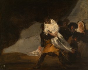 絞首刑になった僧侶 作： Francisco Jose de Goya y Lucientes
