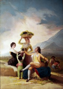 収穫」（油彩・キャンバス 作： Francisco de Goya
