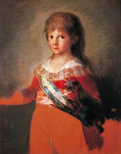 インファンテフランシスコデポーラ、1800 作： Francisco de Goya