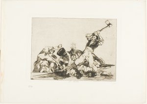 The Same、The Disasters of War のプレート 3 作： Francisco Jose de Goya y Lucientes