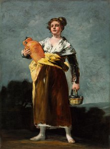 ウォーターキャリア、c.1808-12（キャンバスに油彩） 作： Francisco de Goya