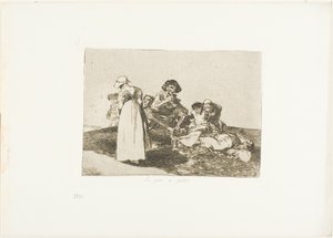 The Worst is to Beg、「The Disasters of War」のプレート 55 作： Francisco Jose de Goya y Lucientes
