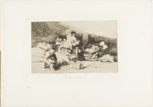 これらも、The Disasters of War のプレート 25 作： Francisco Jose de Goya y Lucientes