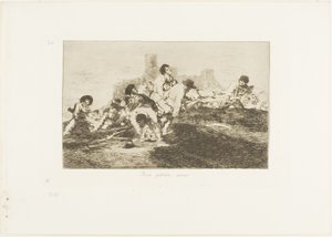 They Can still be of use、『The Disasters of War』のプレート 24 作： Francisco Jose de Goya y Lucientes