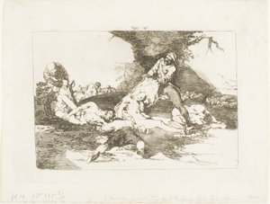 They Make Use of They、『The Disasters of War』のプレート 16 作： Francisco Jose de Goya y Lucientes