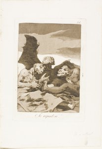 They Spruce Themselves Up、ロス カプリチョスのプレート 51 作： Francisco Jose de Goya y Lucientes