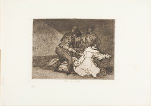 This is Bad、The Disasters of War のプレート 46 作： Francisco Jose de Goya y Lucientes