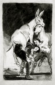 Thou Who Canst Not (ユー・フー・キャント・ノット) 作： Francisco de Goya