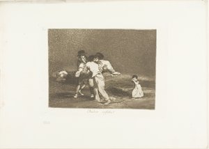 Unhappy Mother!、「The Disasters of War」のプレート 50 作： Francisco Jose de Goya y Lucientes