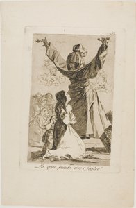 What a Tailor Can Do!、ロス カプリチョスのプレート 52 作： Francisco Jose de Goya y Lucientes
