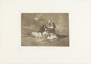 カップの使用とは何ですか?、「戦争の災害」のプレート 59 作： Francisco Jose de Goya y Lucientes