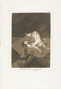 ロス カプリチョスのプレート 62 作： Francisco Jose de Goya y Lucientes