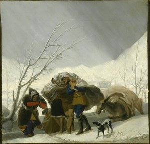 冬の情景、1786年頃