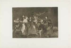 ロス プロバービオスのプレート 16、傷は急いで治るよりも早く 作： Francisco Jose de Goya y Lucientes