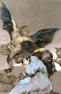 モンスター、彫刻 1797-1799 作： Francisco Jose de Goya y Lucientes