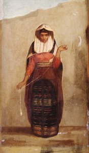 The Spinner, Francisco Laso (1823-1869), Liman taidemuseo 作： Francisco Laso