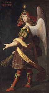 聖体の寓話：天使のいる穀物 作： Francisco Polanco