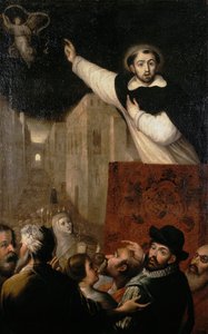 Saint Vincent Ferrer の説教、17 世紀初頭。