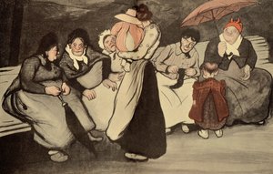 1902年8月23日、LAssiette au Beurreからの漫画、新鮮な空気の晴れた日曜日 作： Francisco Sancha y Lengo
