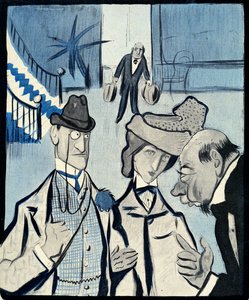 1903年にフランスのホテルにチェックインしたイギリス人夫婦 作： Francisco Sancha y Lengo