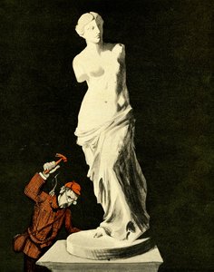 未文化のイギリス人が1903年のヴィーナスデミロでチップを奪う 作： Francisco Sancha y Lengo