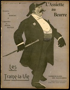 The Butter Plate」166号の表紙、Satirique en Colours 作： Francisco Sancha y Lengo