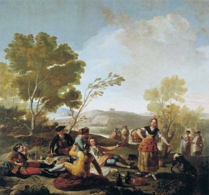ピクニック、1776 作： Francisco de Goya