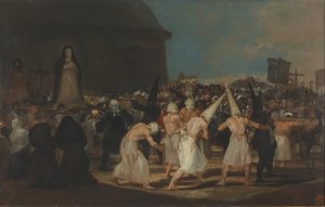 鞭毛の行列 作： Francisco de Goya