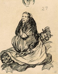 魔女の旅 作： Francisco de Goya