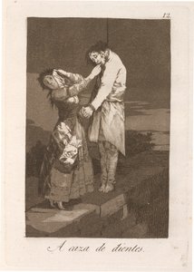 A caza de dientes (歯を探す) 作： Francisco de Goya