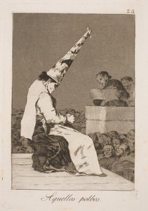 ホコリから汚れが生まれる 作： Francisco de Goya