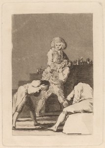 アル・コンデ・パラティーノ（パラティーノ伯爵へ） 作： Francisco de Goya