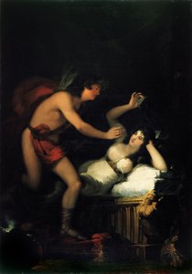 愛キューピッドとプシュケの寓意 作： Francisco de Goya