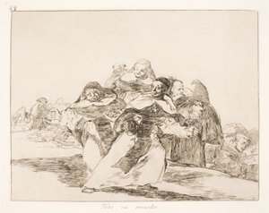 すべてがうまくいかない (42) 作： Francisco de Goya