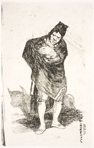 アンダルシアの密輸業者、雄牛 作： Francisco de Goya