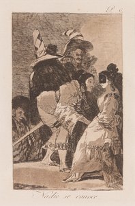 見かけによらず、18世紀末から19世紀初頭にかけての
19世紀(印刷) 作： Francisco de Goya