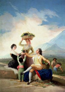 秋、またはブドウの収穫、1786-87 作： Francisco de Goya
