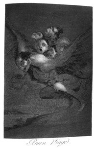 Bon Voyage、1799 作： Francisco de Goya