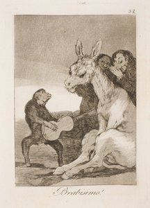 ブラヴィッシモ (シャルル 4 世とゴドイ) 作： Francisco de Goya